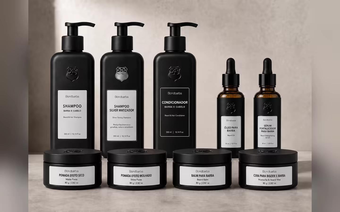 Linha de produtos Bondbarba